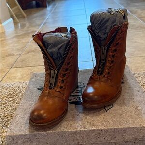 Freebird Tan Multi Leather Boots
